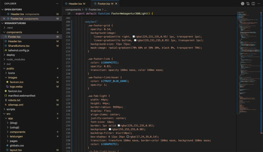 Webentwicklung & Plattformen – Architektur, Performance und saubere Umsetzung